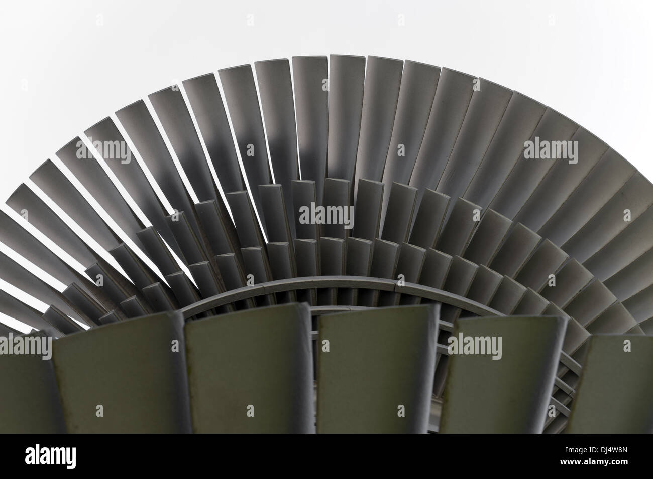 Rotor blades of a turbine Stock Photo Alamy