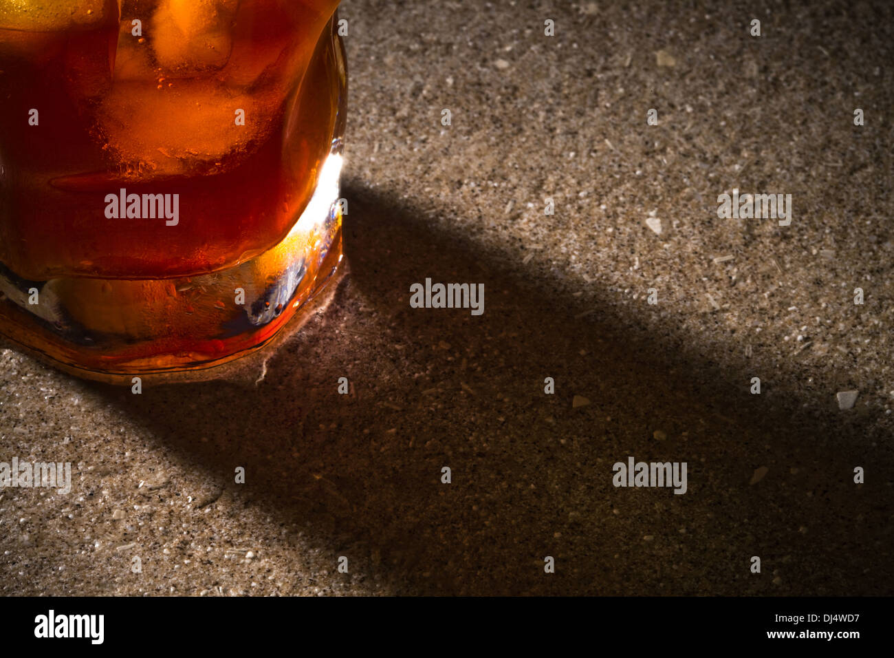 a glass of whiskey Stock Photo Alamy