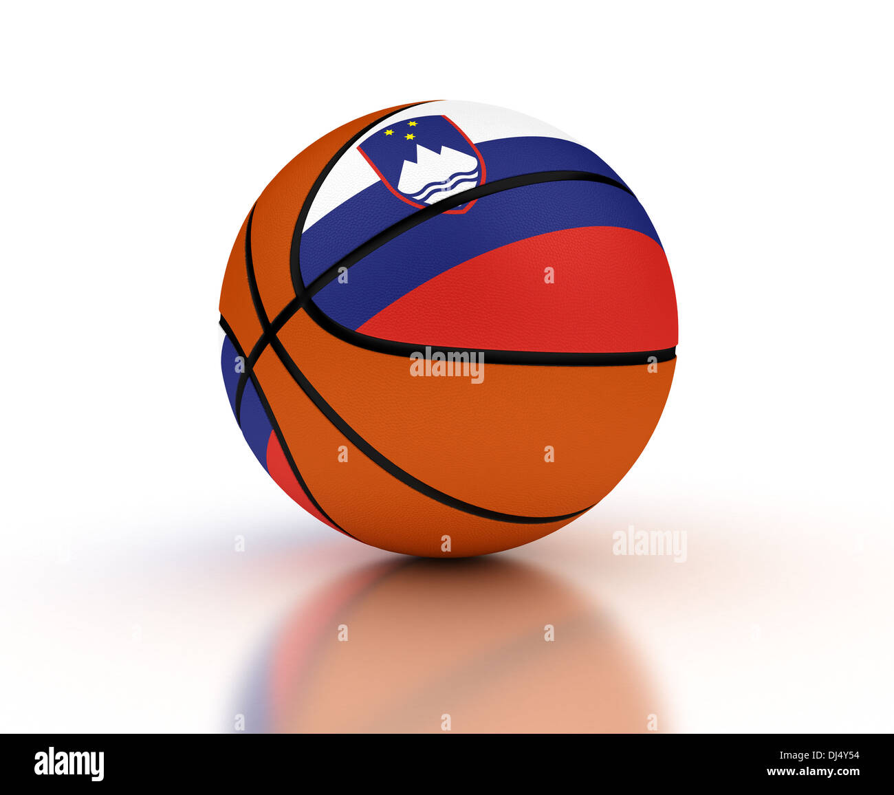 Slovenian Basketball Team (isolated with clipping path Stock Photo Alamy