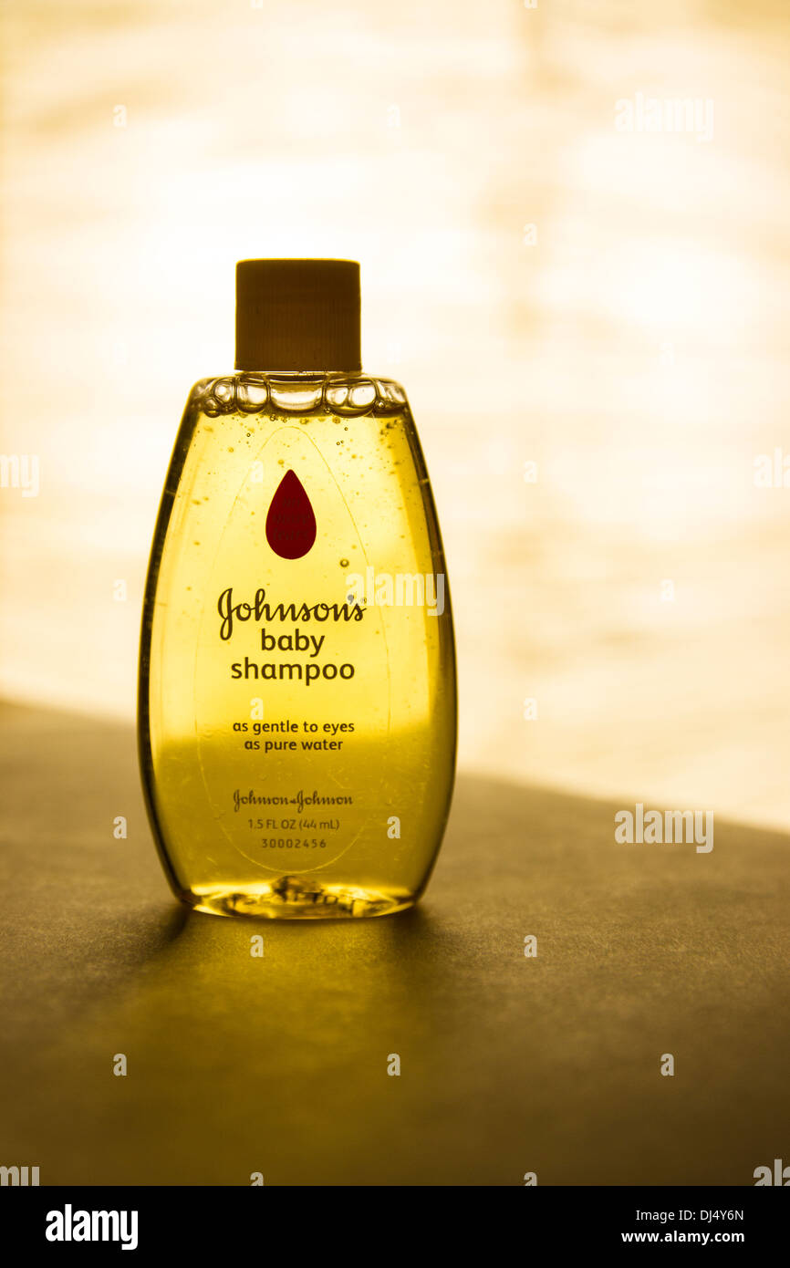 Johnson and Johnson Baby Shampoo Stock Photo