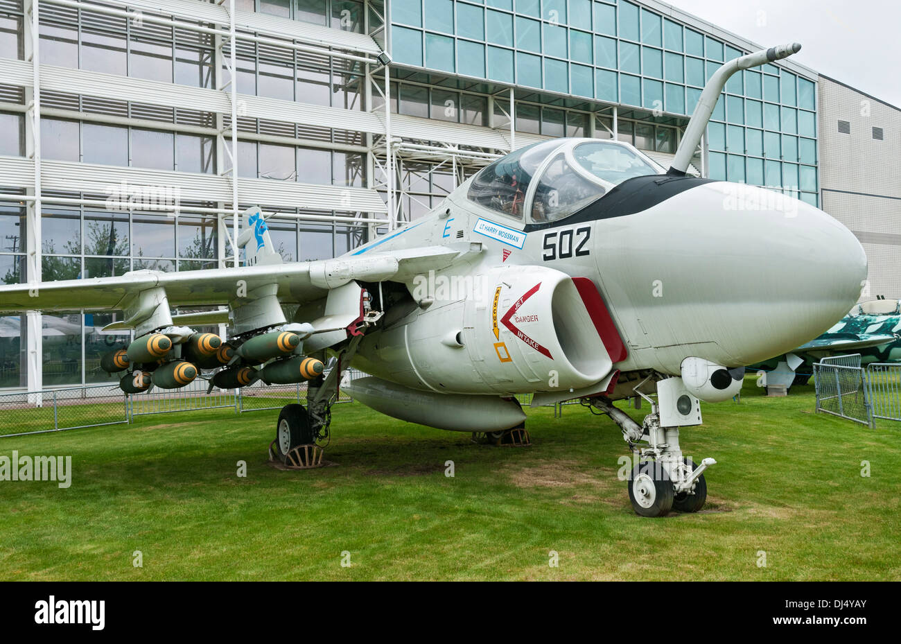 Washington, Seattle, The Museum of Flight, Grumman A-6E Intruder Stock Photo