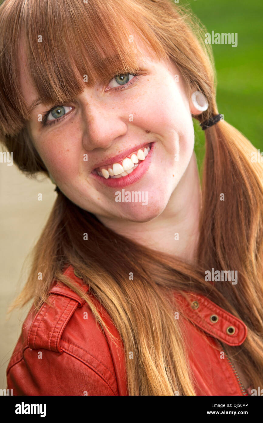 Pretty teenage girl Stock Photo