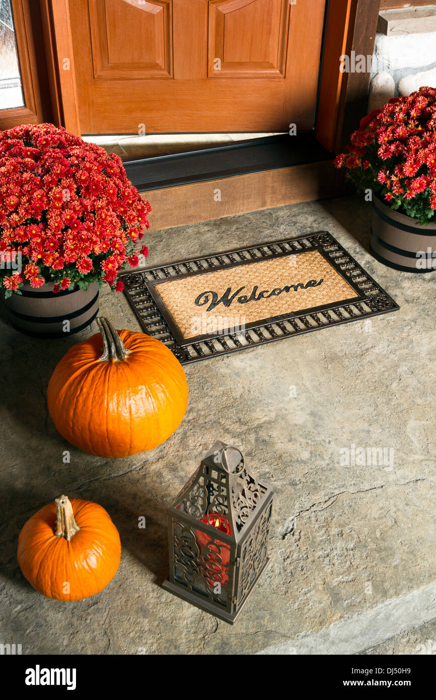 Welcoming entryway Stock Photo