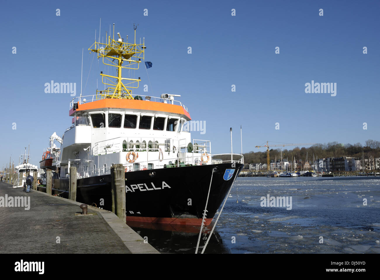 Survey Ship Capella Stock Photo