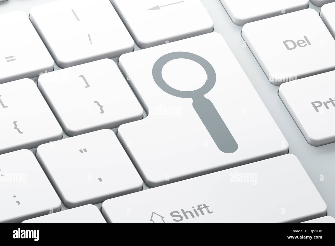 Information concept: Search on computer keyboard background Stock Photo
