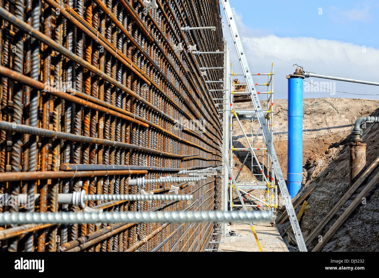 In the construction site Stock Photo