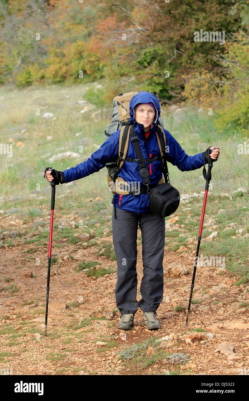 Hiking mountain trekking hi-res stock photography and images - Alamy