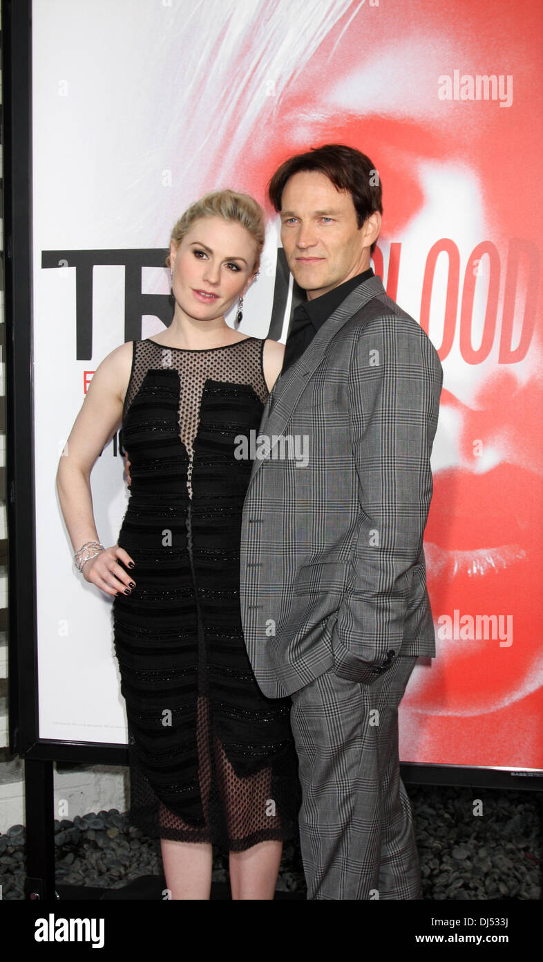 Anna Paquin, Stephen Moyer 'True Blood' Season 5 premiere held at