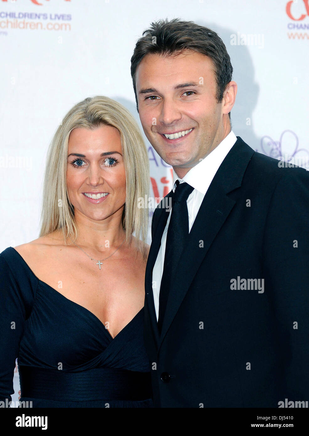 Jonathan Wilkes and Nikki Wheeler atThe Diamond Butterfly Ball in aid Of Caudwell Children at Battersea Evolution. London, England - 31.05.12 Stock Photo