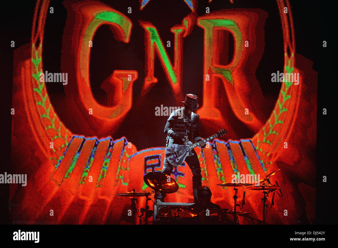 Guns' N' Roses perform at O2 Arena, London, England- 31.05.12 Stock ...
