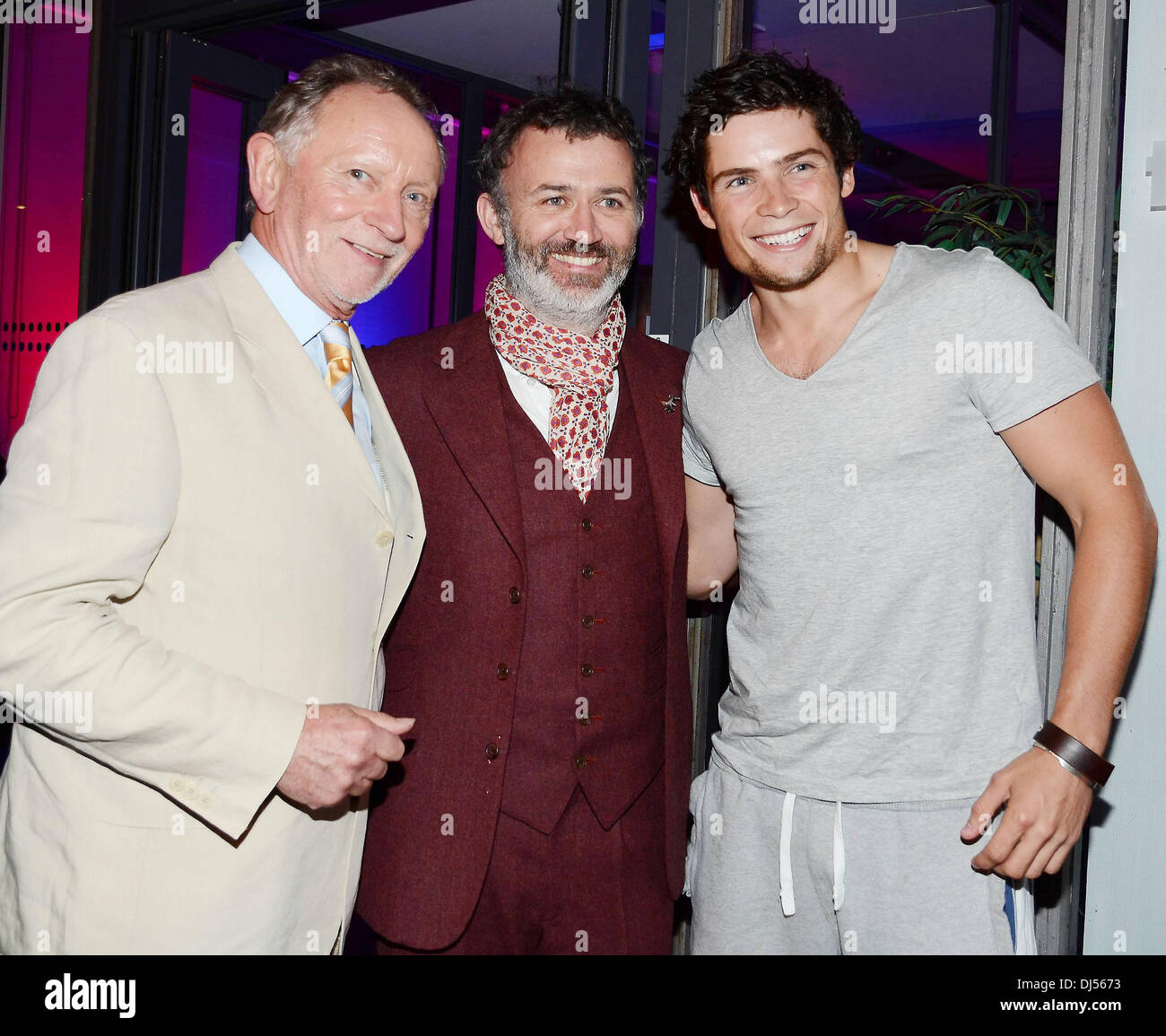 Phil Coulter & son Ryan Coulter with Tommy Tiernan The 50th Anniversary of  'The Late Late Show' at RTE Studios Dublin, Ireland - 01.06.12 Stock Photo  - Alamy