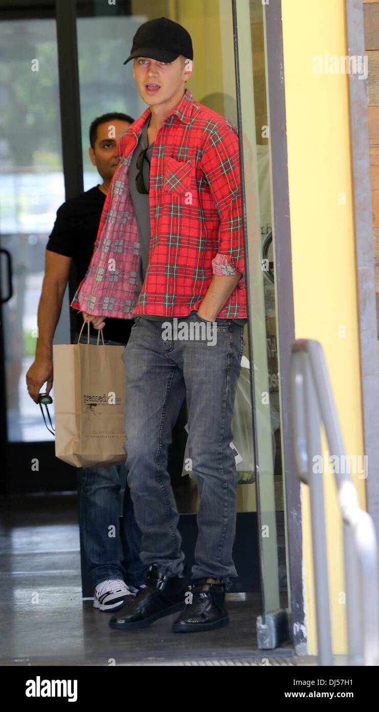 Hayden Christensen out in West Hollywood Los Angeles, California - 02.06.12 Stock Photo