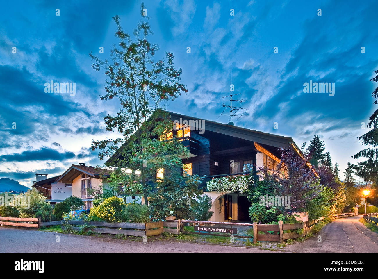 House With 3 Apartments In Oberstdorf Stock Photo 62814610 Alamy