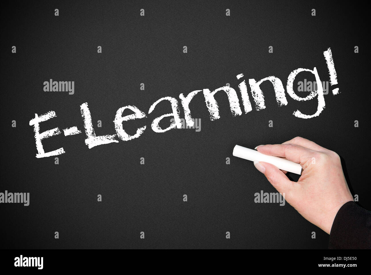 E-Learning ! Stock Photo