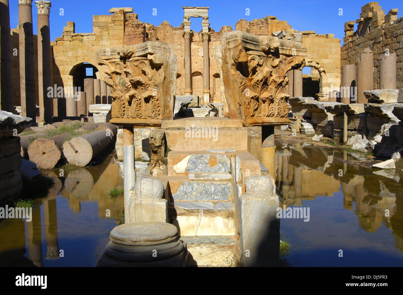 Ancient ruins, Libya Stock Photo