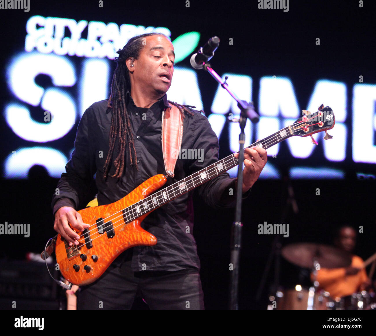 Doug Wimbish 2012 City Parks Foundation Summerstage Gala - 'The Music of Jimi Hendrix' - at Rumsey Playfield, Central Park New York City, USA - 05.06.12 Stock Photo