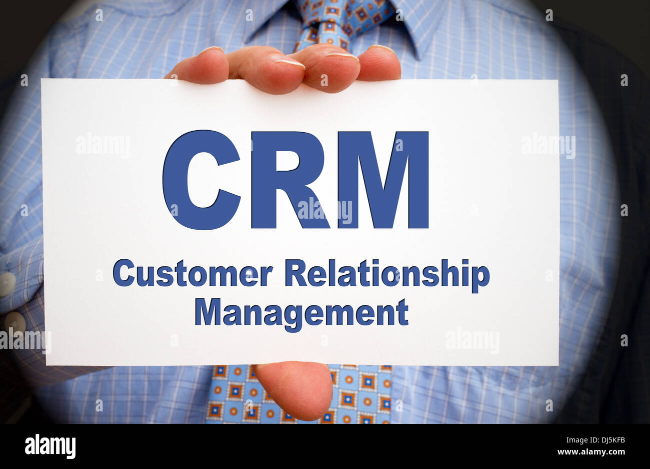 CRM - Customer Relationship Management Stock Photo