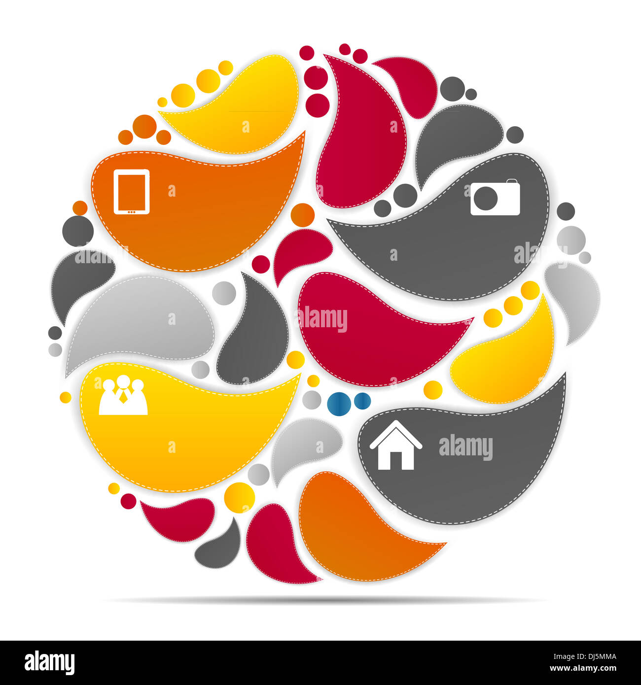 Infographic business template vector illustration Stock Photo - Alamy
