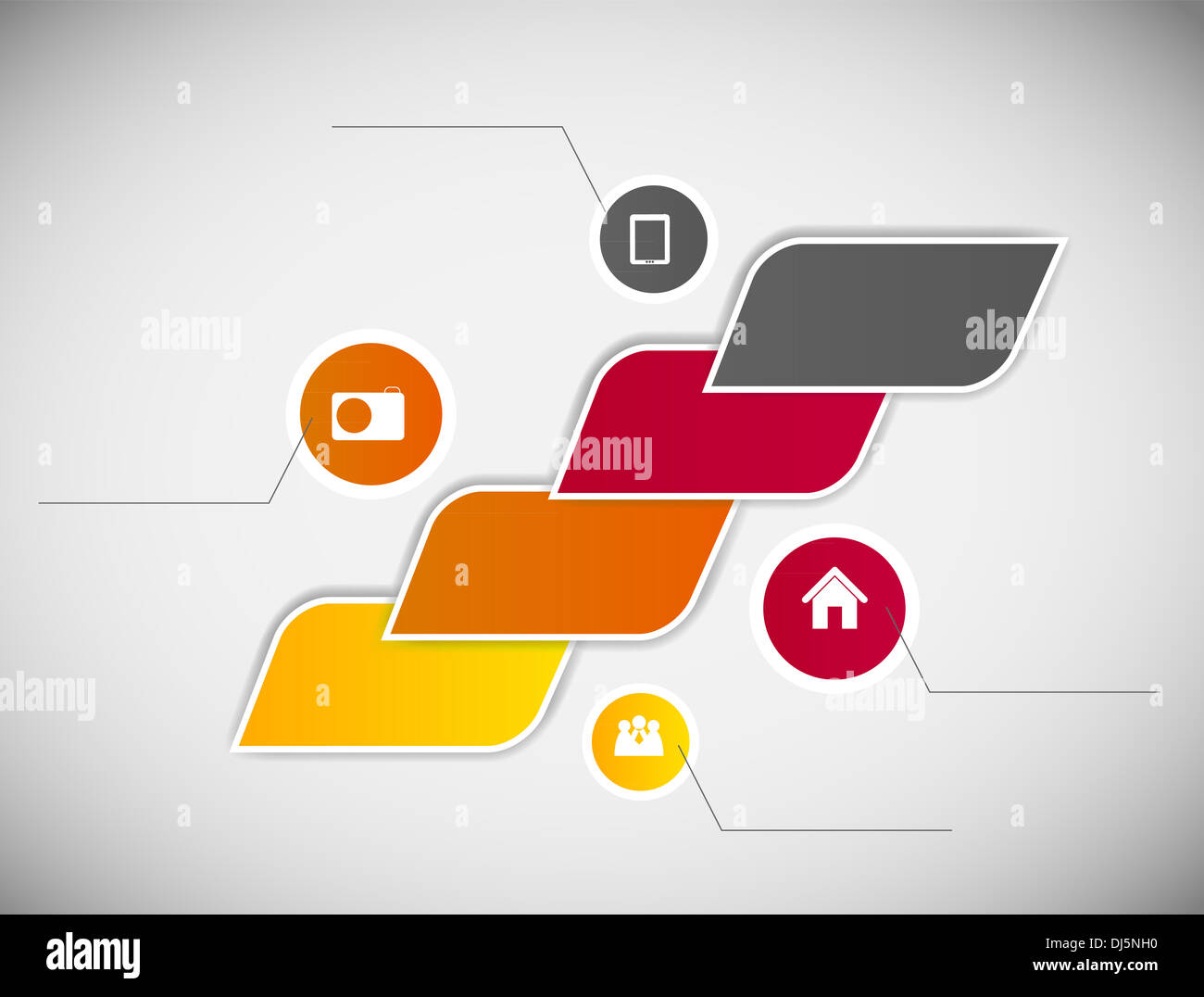 Infographic business template vector illustration Stock Photo - Alamy