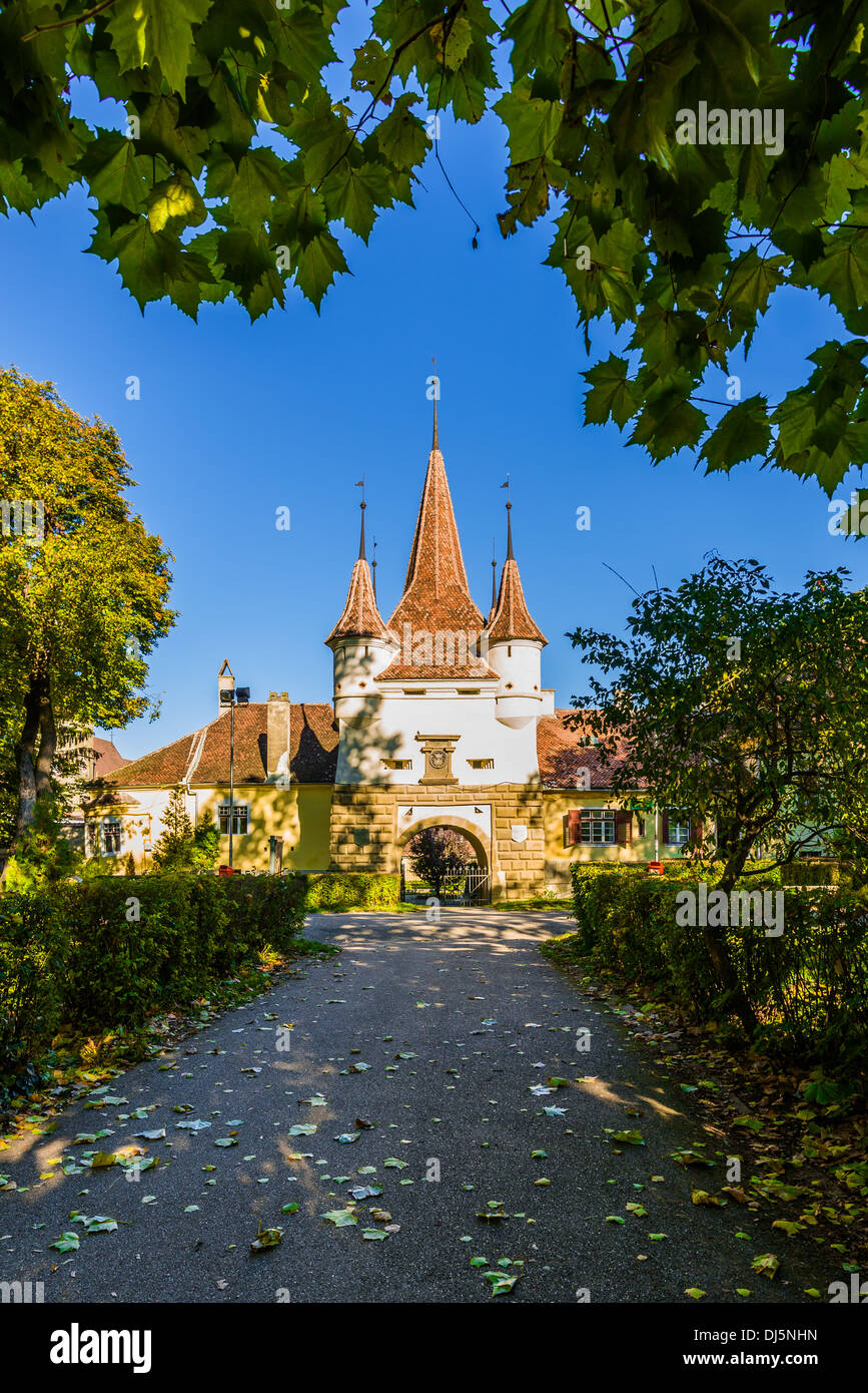 ecaterina gate in brasov (kronstadt), transylvania, romania Stock Photo