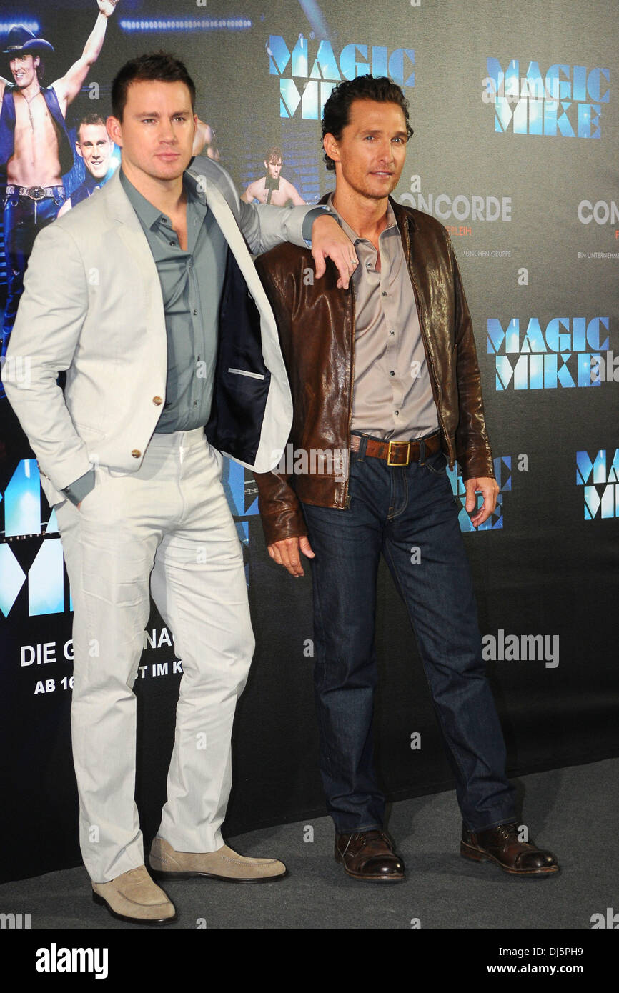 Channing Tatum, Matthew McConaughey at a photocall to promote the new
