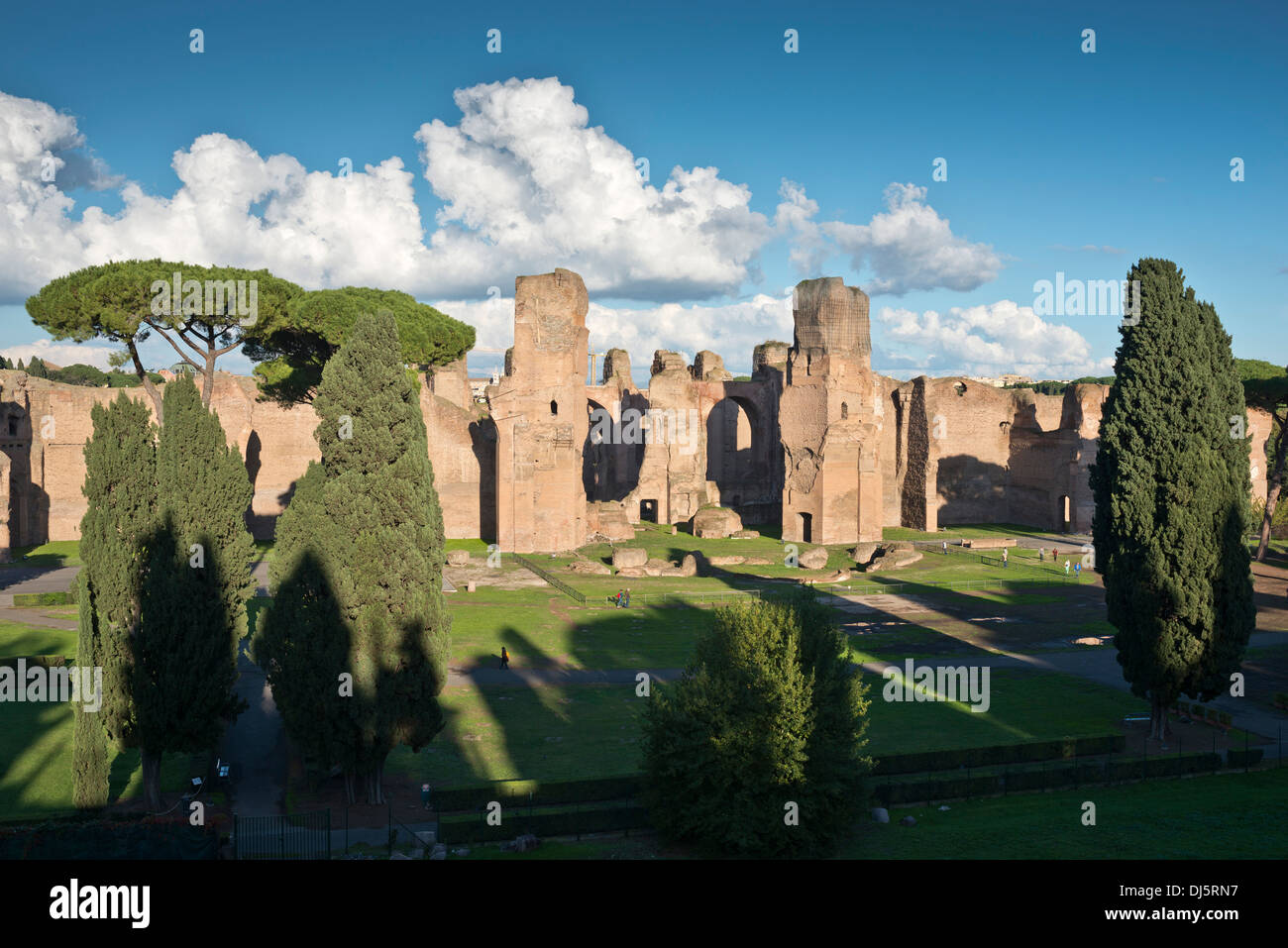 Rome. Italy. Baths of Caracalla (Terme di Caracalla). Stock Photo