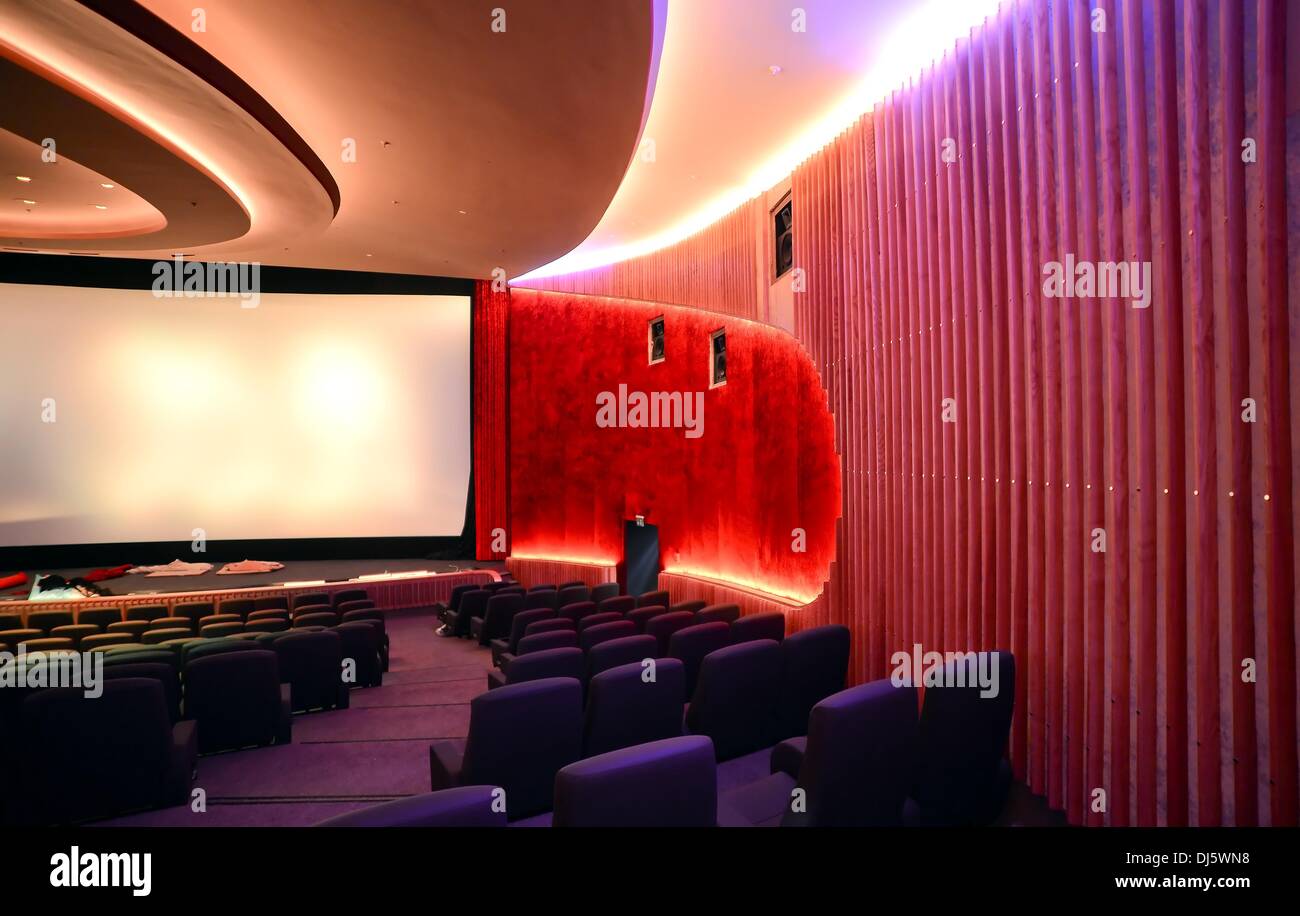 Berlin, Germany. 21st Nov, 2013. The movie theater at the cinema Zoo ...