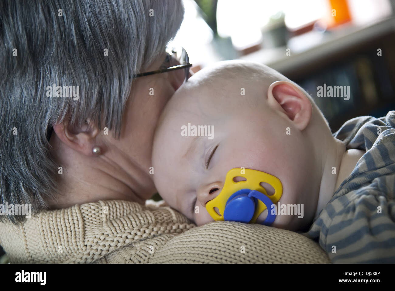 grandma and child Stock Photo Alamy