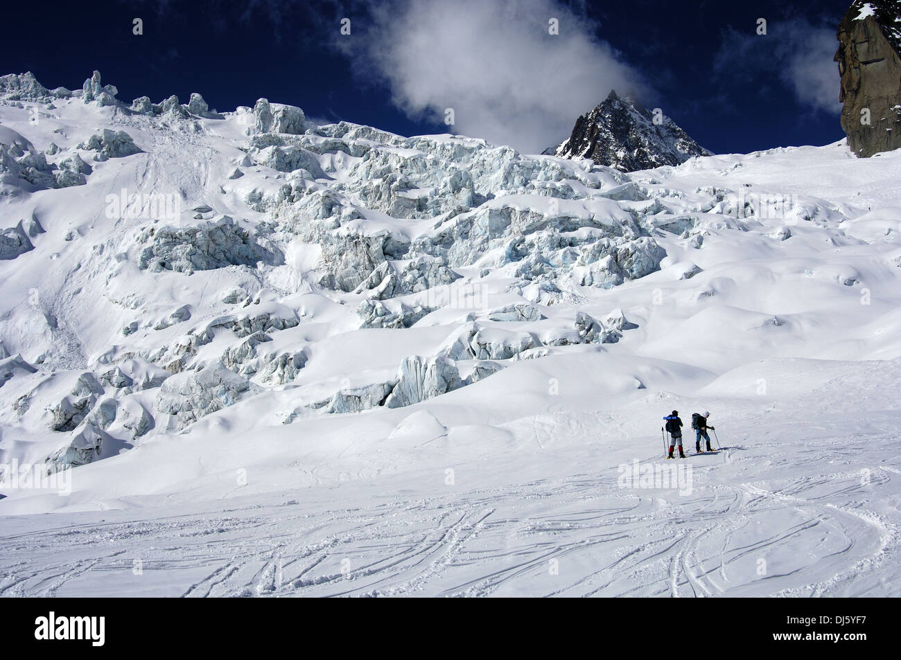 Gletscher du geant vallee blanche hi-res stock photography and images ...