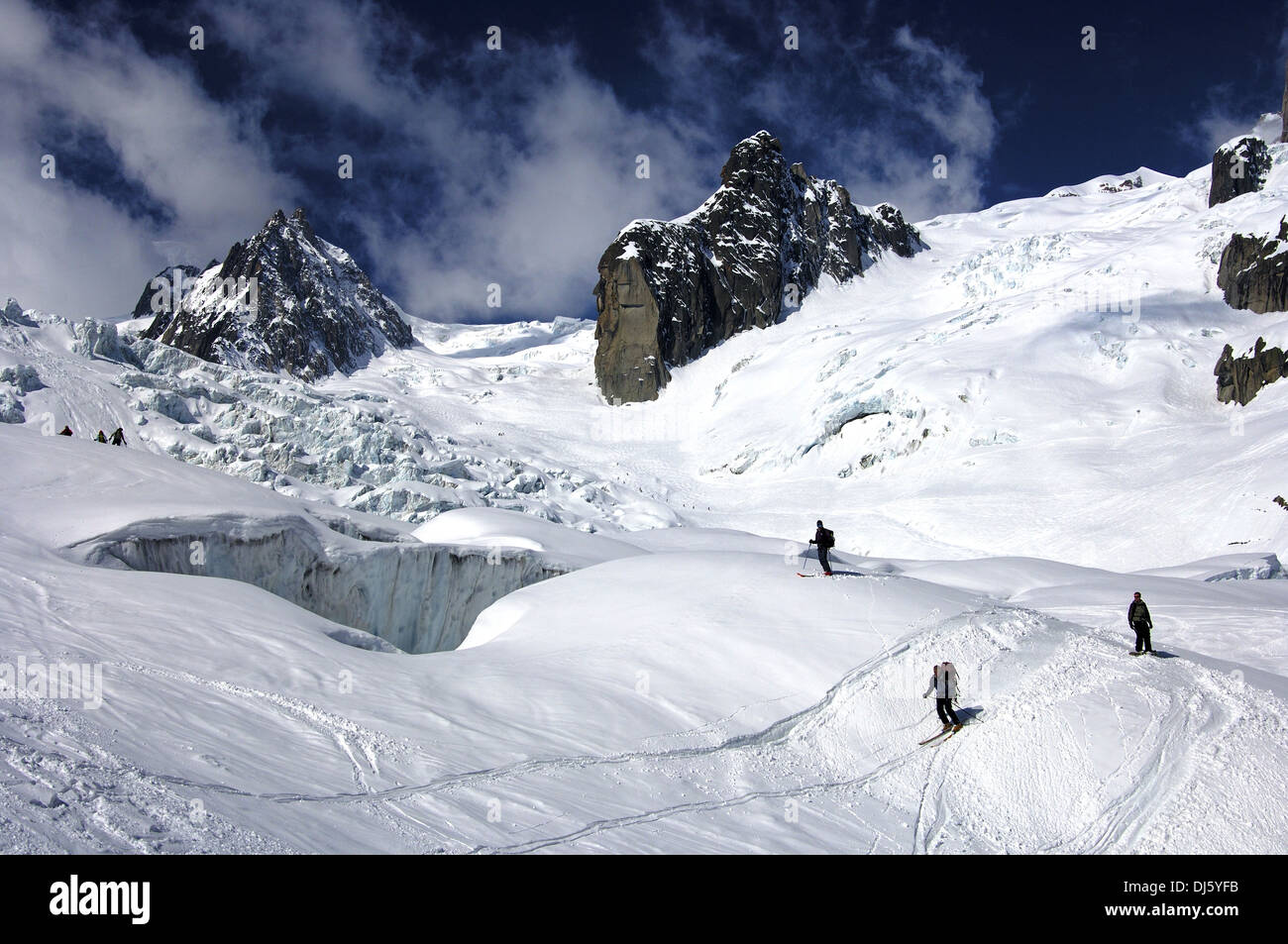 Skiing Stock Photo