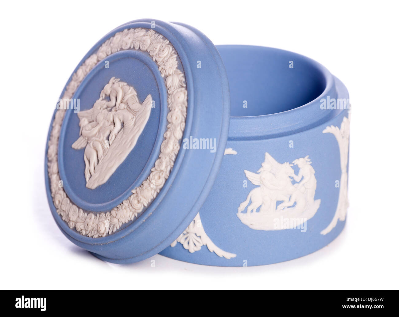 Blue wedgwood pottery studio cutout Stock Photo Alamy