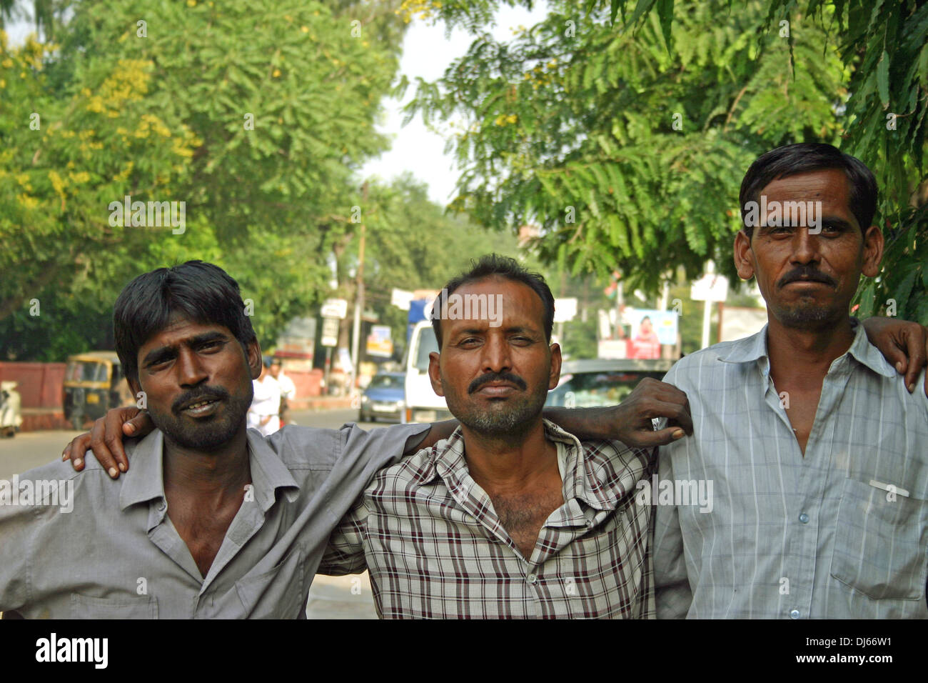 Three Hindu Indian men in New Delhi, India Stock Photo - Alamy