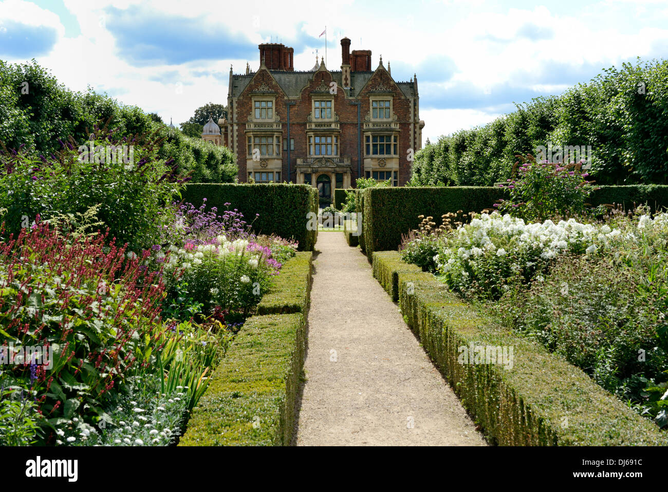 Gardens, Sandringham House, Sandringham Estate, Norfolk, England, United Kingdom, UK, Europe Stock Photo