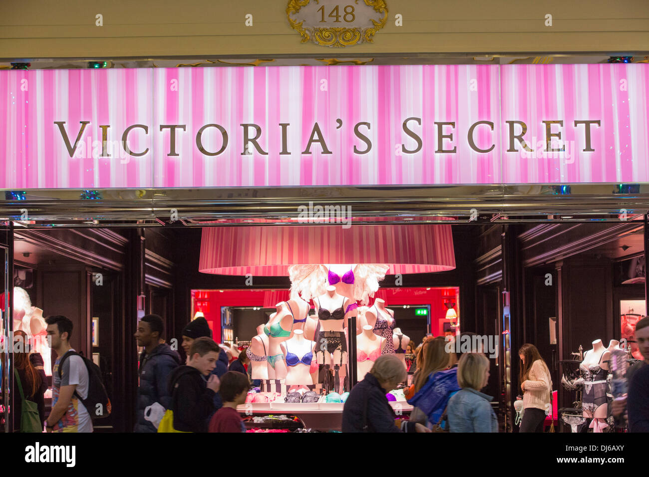 A Victoria's secrets lingerie shop in the Trafford Centre, Manchester, UK  Stock Photo - Alamy