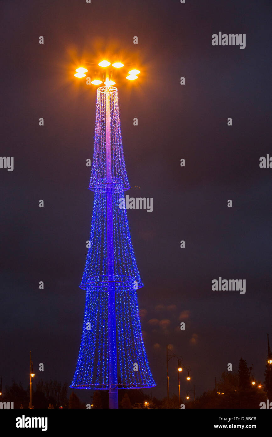 Christmas decorations at the Trafford Centre in Manchester, UK Stock Photo