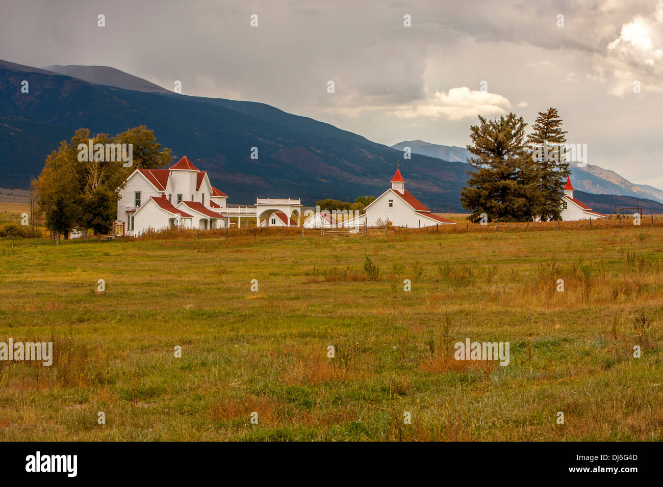 Beckwith Ranch in Westcliffe, CO Stock Photo