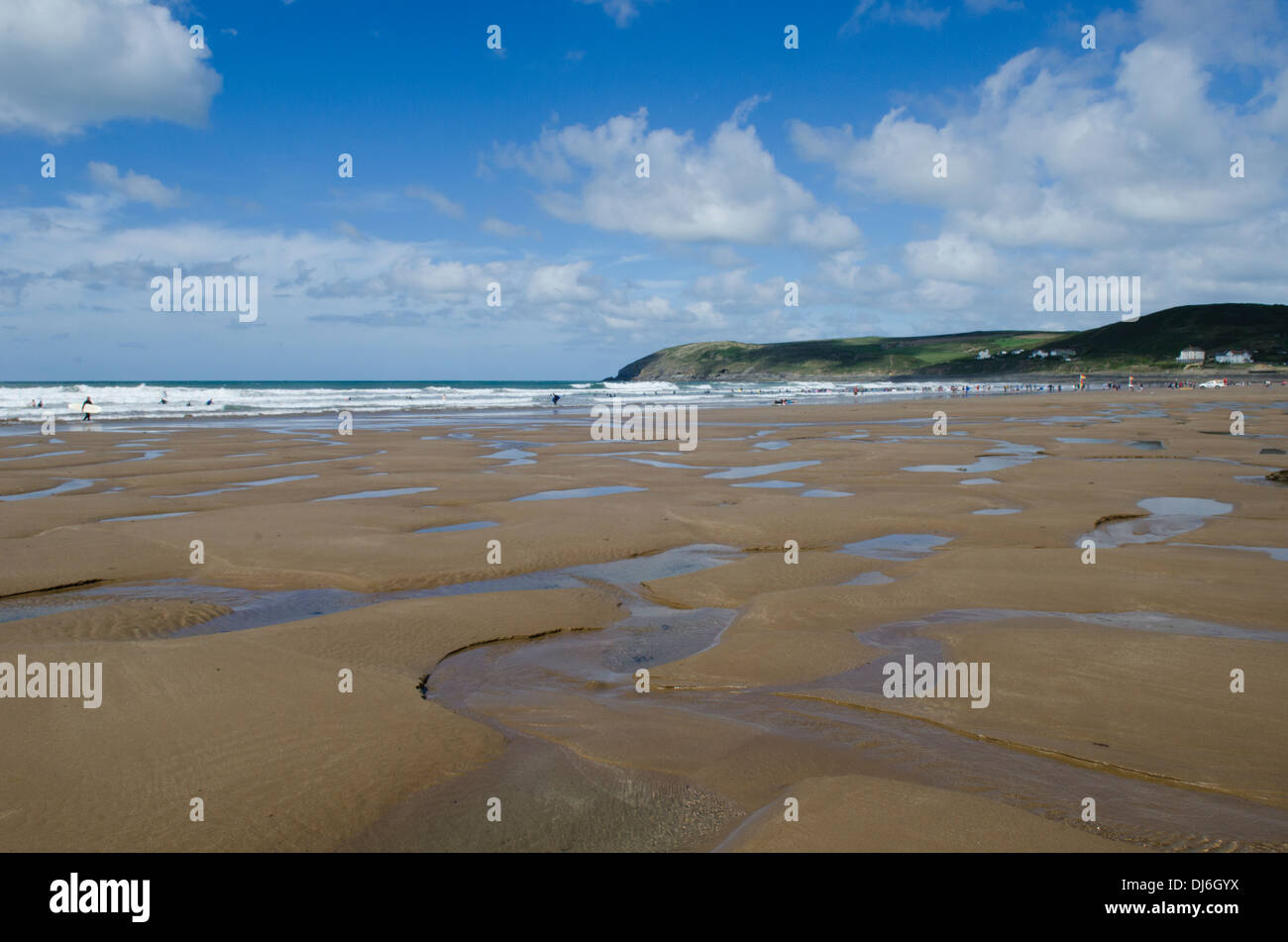 Croyde beach, North Devon, UK August Stock Photo Alamy