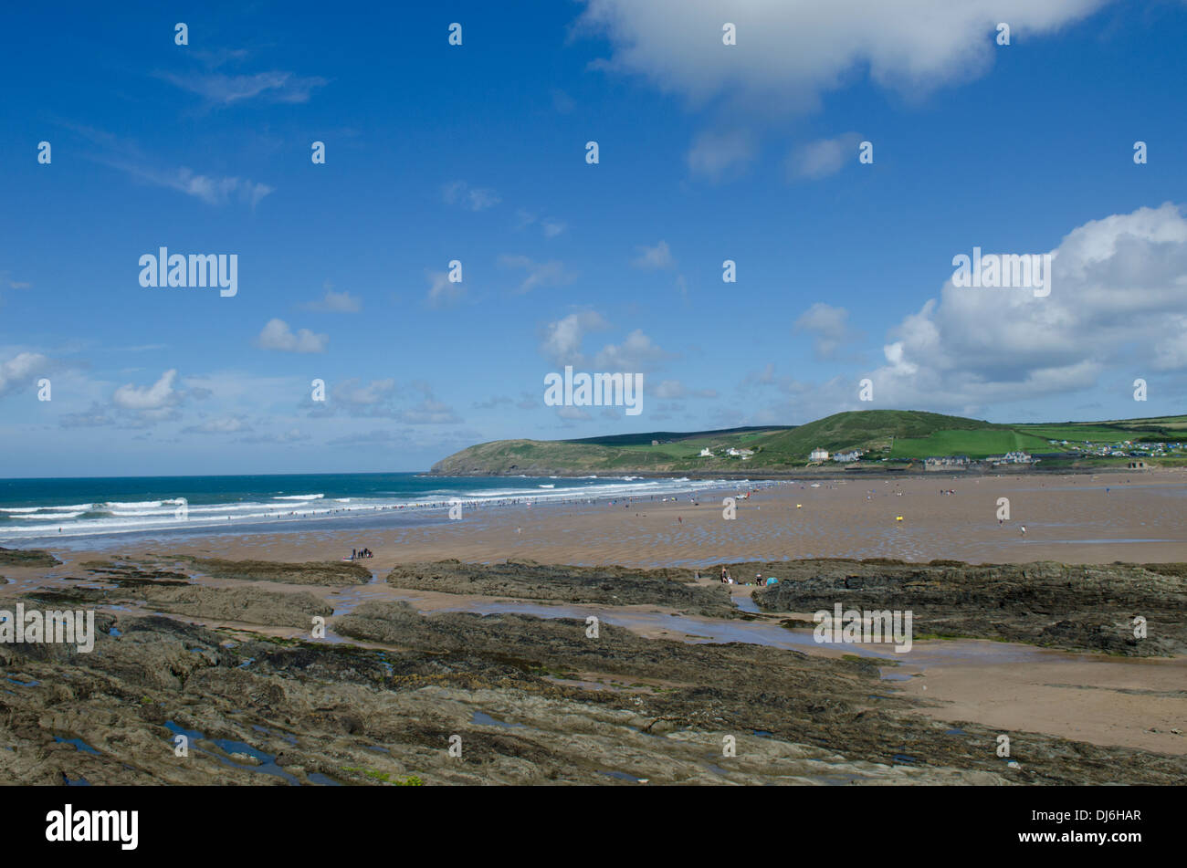 Croyde beach, North Devon, UK August Stock Photo - Alamy