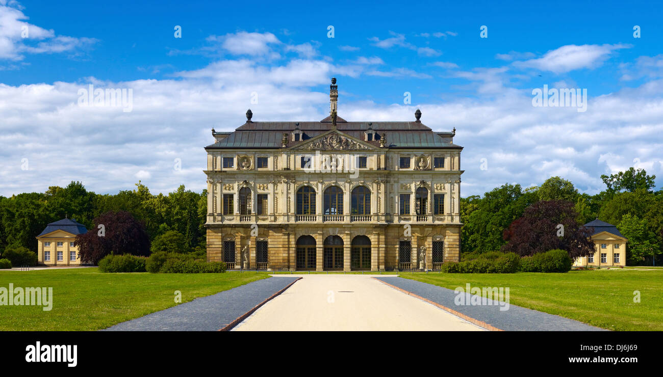 Palace In The Great Garden Dresden Saxony Germany Stock Photo