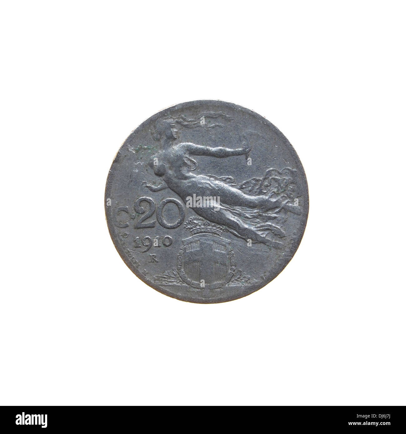 Old Italian coin Stock Photo Alamy Old Italian coin Stock Photo Alamy