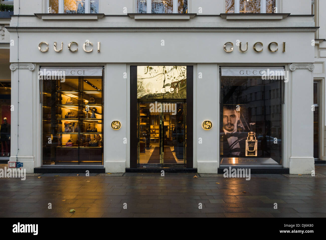 The Kurfürstendamm shopping street. Boutique Gucci. Berlin Photo -