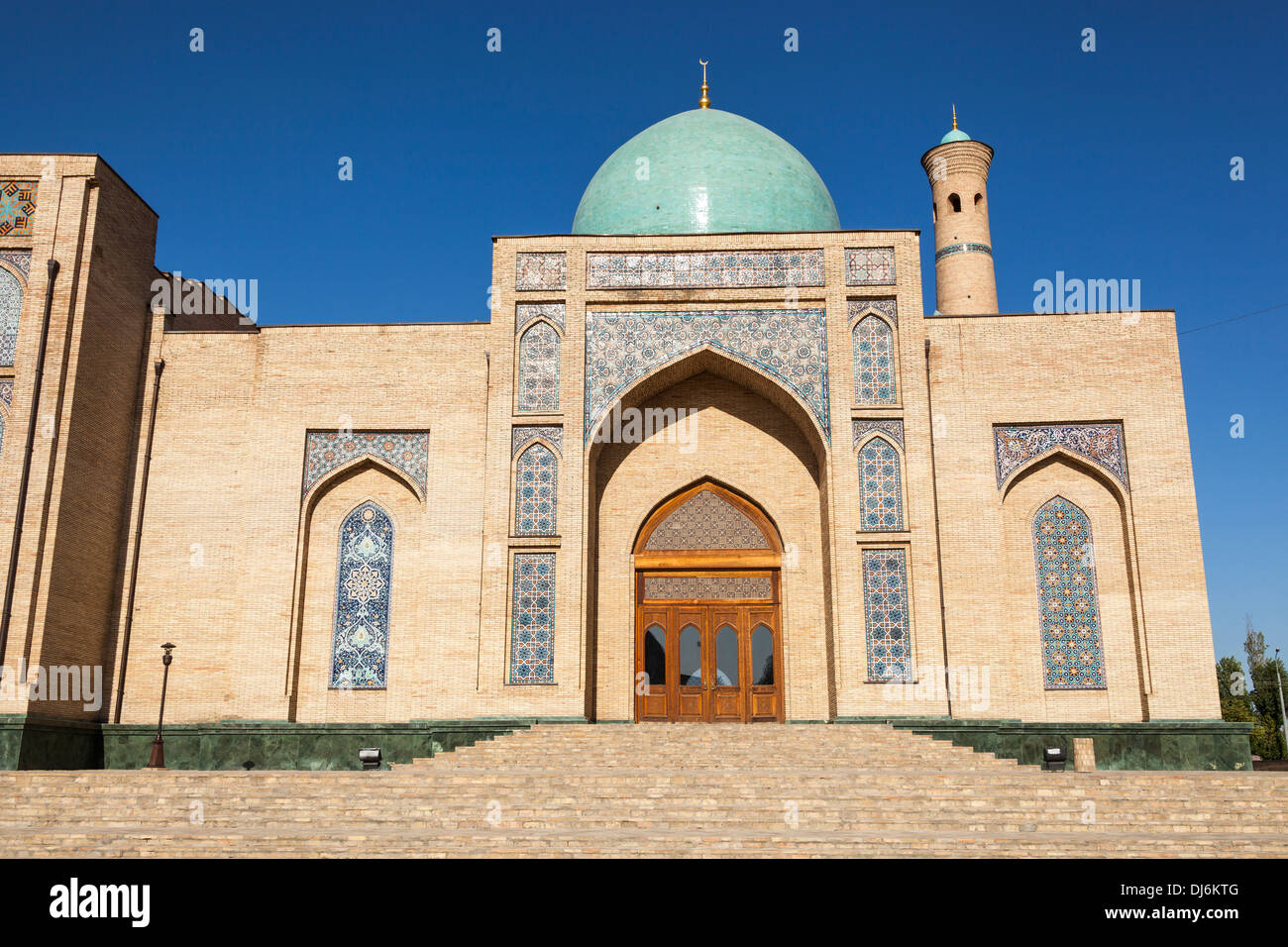 Part of Hazrati Imom Mosque, Hazrati Imom Complex, Hazrati Imom Square, Tashkent, Uzbekistan Stock Photo