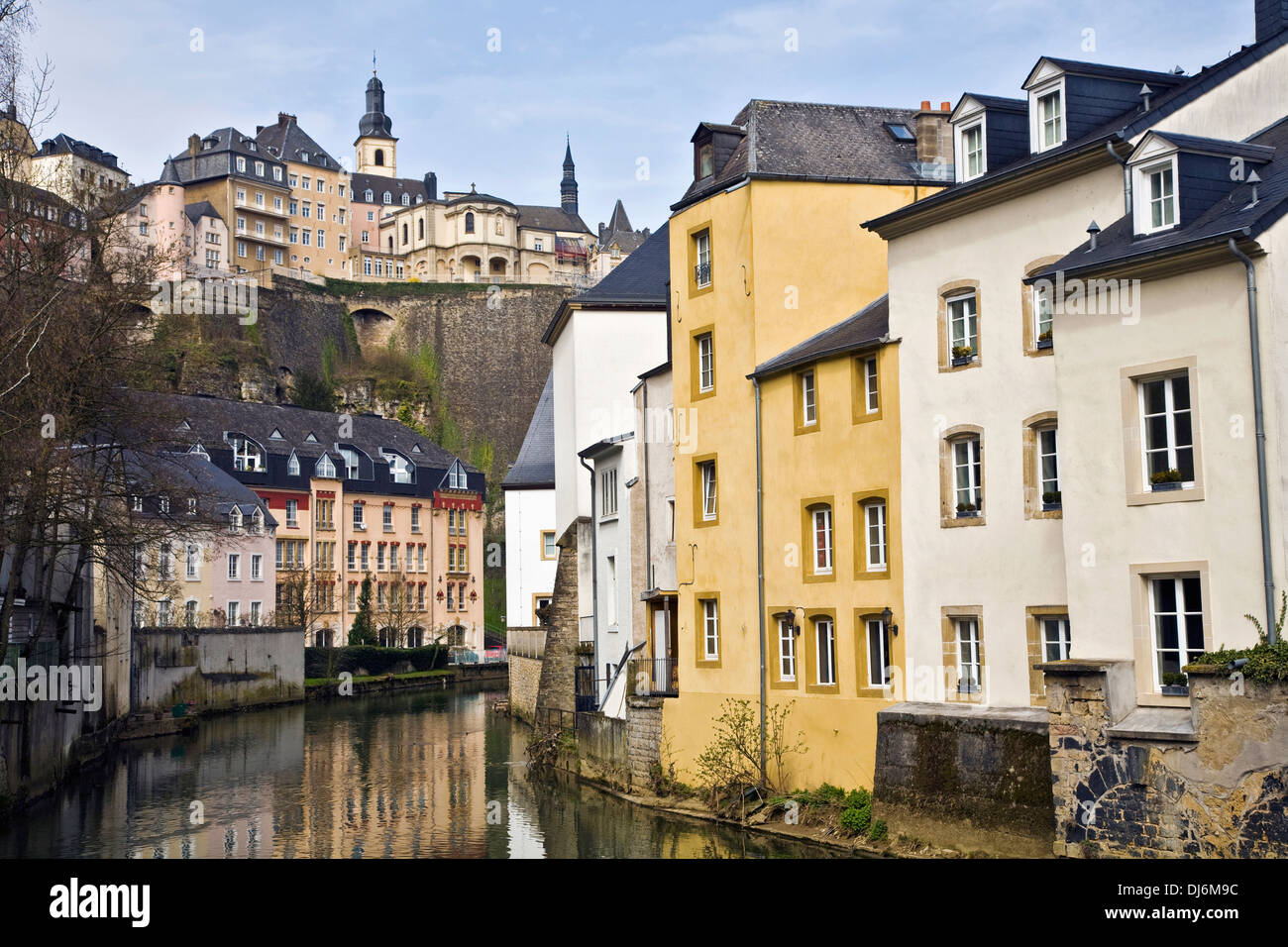Old Town Grund (Ville Basse); Luxembourg Stock Photo Alamy