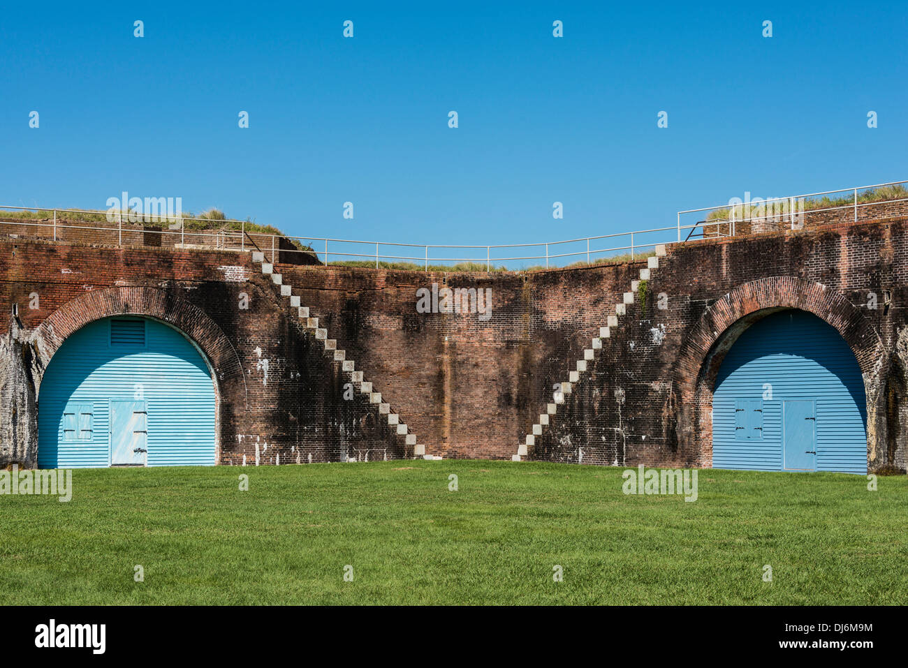 Casemates with doors, Fort State Historic Site, Fort