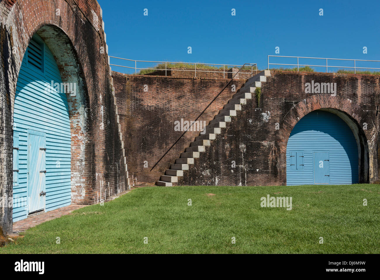 Casemates with doors, Fort State Historic Site, Fort