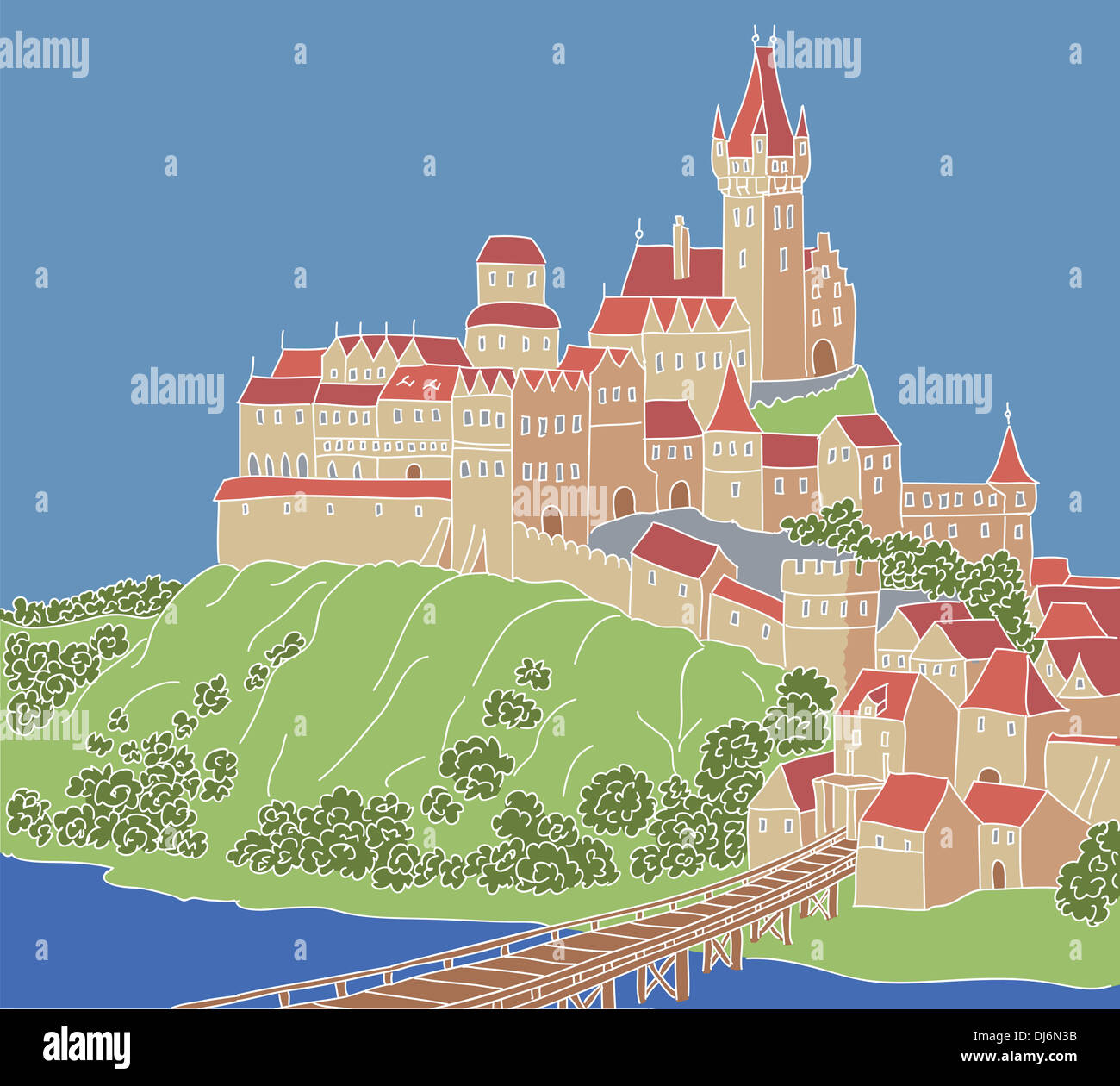 Medieval building technique hi-res stock photography and images - Alamy