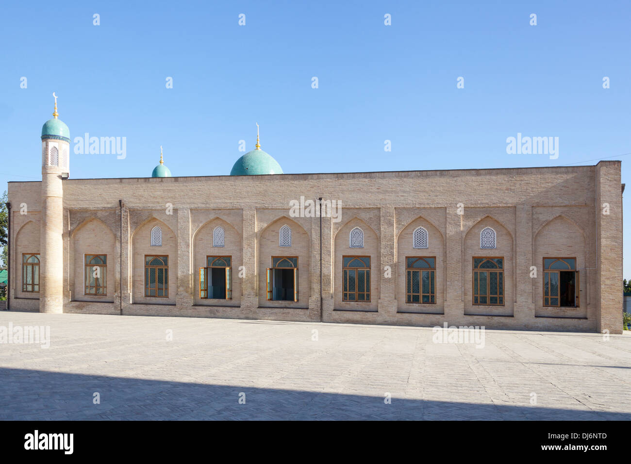 Tellya (Tillya) Sheikh Mosque, Hazrati Imom Complex, Hazrati Imom Square, Tashkent, Uzbekistan Stock Photo