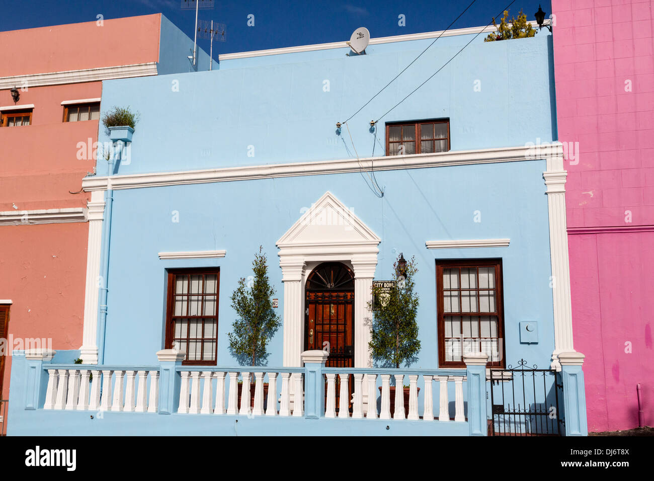 South Africa, Cape Town, Bo-kaap. Private House. Stock Photo