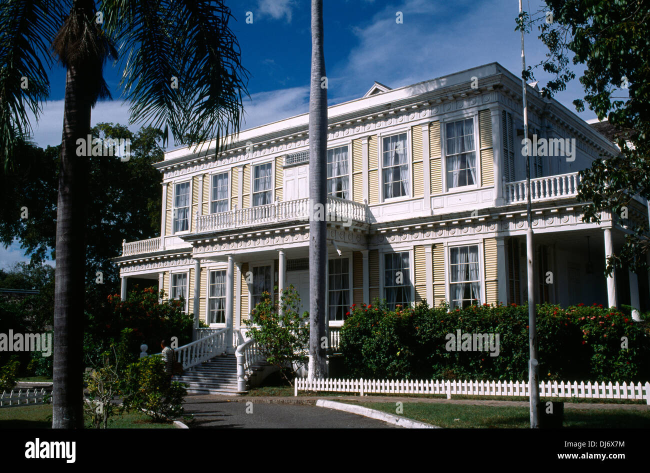 Kingston Jamaica Devon Great House Stock Photo Alamy