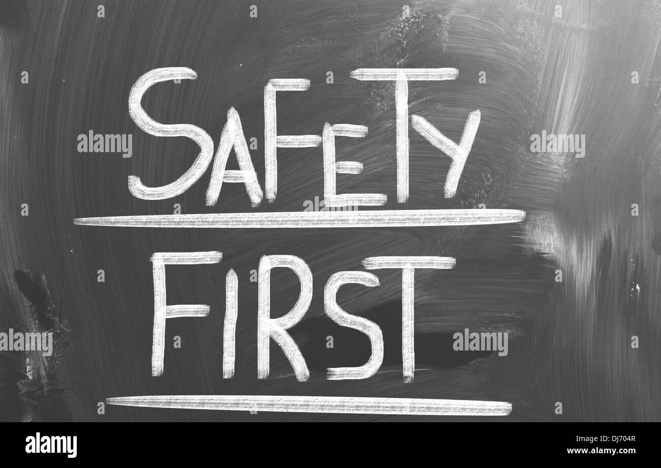 Safety First Concept Stock Photo Alamy